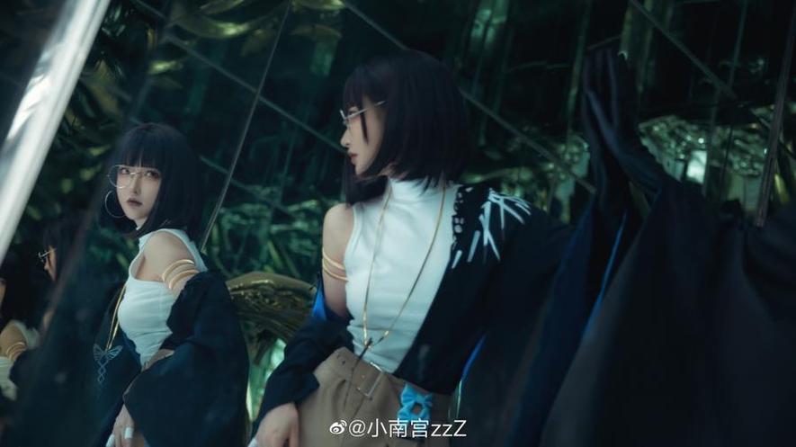 欧气满满的南宫cos琪亚娜作品，散发着魔性