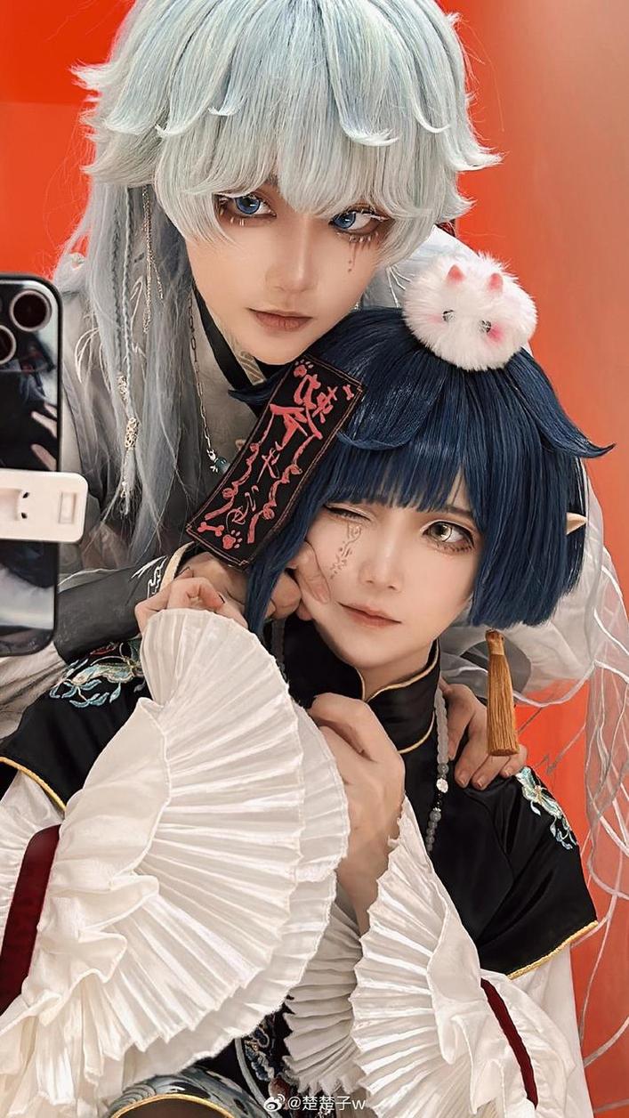 一展风姿，楚楚子鹤祈谁男全新美照图鉴