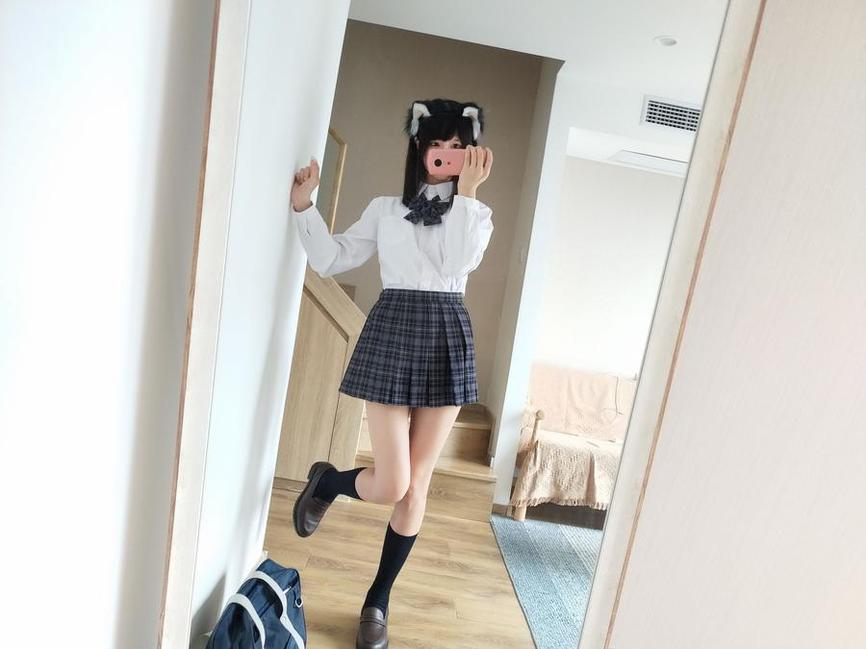 宛如实景的超写实魔物喵cos刻晴套
